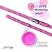Prima Pet Expandable/Collapsible Silicone Food & Water Travel Bowl with Clip for Small & Medium Dog and Cat, Size: 1.5 Cups (5.1 Inch Diameter Bowl) (Pink)