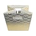 DII Hard Sided Collapsible Fabric Storage Container for Nursery, Offices, & Home Organization, (11x11x11) - Waves Gold, Small