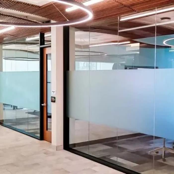 Película Adesiva Impermeável Jateada P/Vidro Janela Porta Box Lavável 3m x 1m