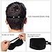 FitsT4 Natural Silk Sleep Mask Blindfold, Silk Eye Pillow with Adjustable Strap Super-Smooth Soft Eye Mask for Woman Man Eyes Sleeping, Travel Nap, Shift Work, Naps, Night Blindfold Blackthumb 3