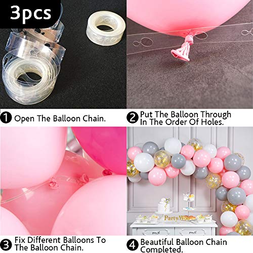 PartyWoo Balloon Garland Kit, Hand Pump, Balloon Ribbons, Garland Strips, Knot Tying Tools, Balloon  - //coolthings.us