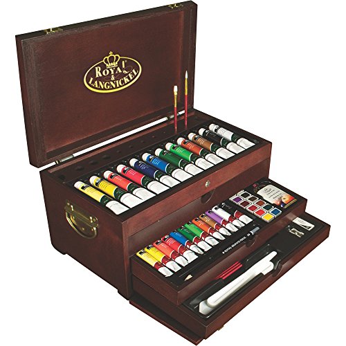 Royal & Langnickel Premier Multi-Media Painting Chest, 80-Piece Art Set
