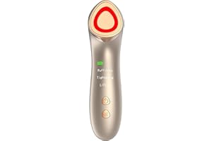 LEFAY Radio Frequency Skin Tightening Face Machine - Microcurrent Anti-Aging Face Massager Eye De-Puffing Device for Facial Neck Lifting, Firming, Toning, Wrinkle Puffiness Reduction - Beauty