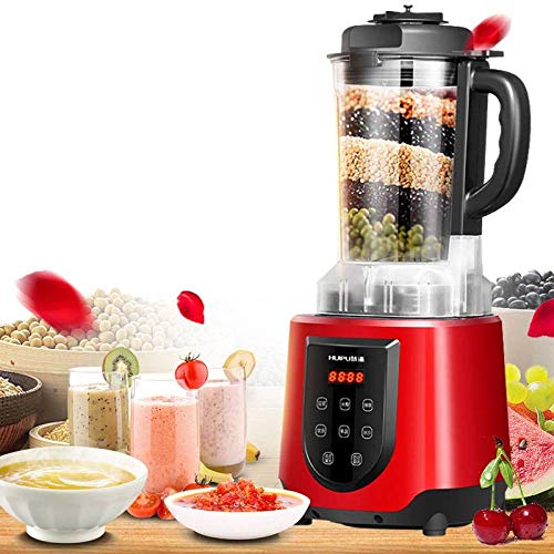 Click Here to See More Images MOMO Automatic Intelligent Heating juicer, Home Multi-Functional Nutrition Health Breaking Machine, Soy Milk Agitator,red,One Size