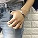 LIUANAN Stainless Steel Bracelet She Believed She Could So She Did Inspirational Cuff Bangle (Silver)