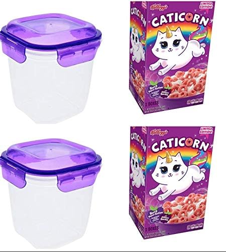 Kellogg's Caticorn Cereal, 4 pk./18.7 oz. With 2 pk/54 oz Free Containers