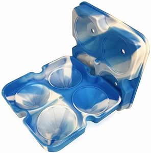 Compra 4 Cell Molde diamante bola de hielo de silicona de hielo bandeja