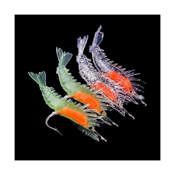 4Pcs-Silicone-Simulation-Noctilucent-Soft-Prawn-Shrimp-Fishing-Lure-Hook-Bait 4Pcs-Silicone-Simulation-Noctilucent-Soft-Prawn-Shrimp-Fishing-Lure-Hook-Bait