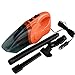 NUWA Car Vacuum Cleaner, 12V 120W Portable Mini Wet/Dry Auto Vacuum Dust Buster Handheld Cleaner with 16.4FT Power Cord with Cigarette Lighter,3000PA Above Suction Hand Vac (Orange)