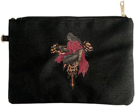 Papaca Final Fantasy VII Logo Zipper Bags-Canvas For Unisex.