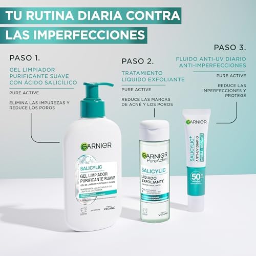Garnier pure active pack x2 gel de limpeza hidratante com ácido hialurônico, ceramida e argila, remove impurezas, oleosidade e maquiagem, 2 x 250ml