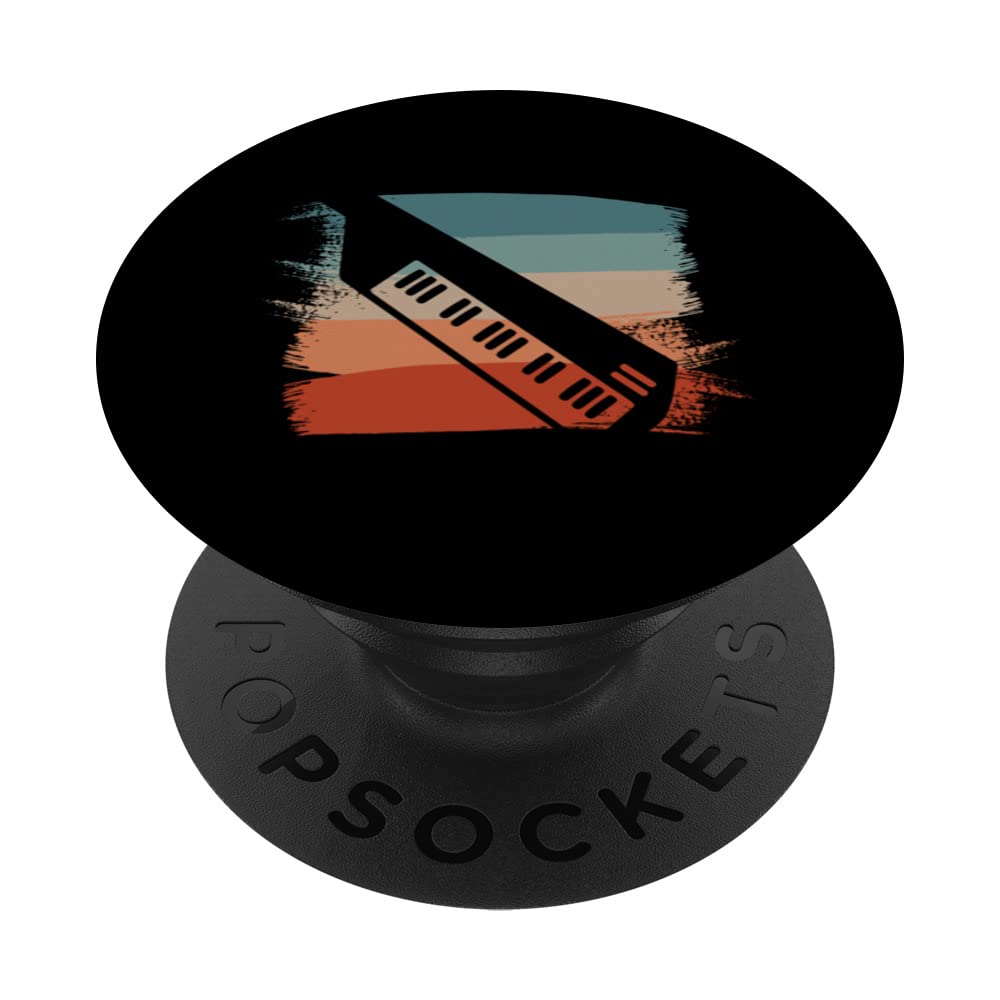 Retro Vintage Classic Keytar Player Instrument PopSockets Swappable PopGrip