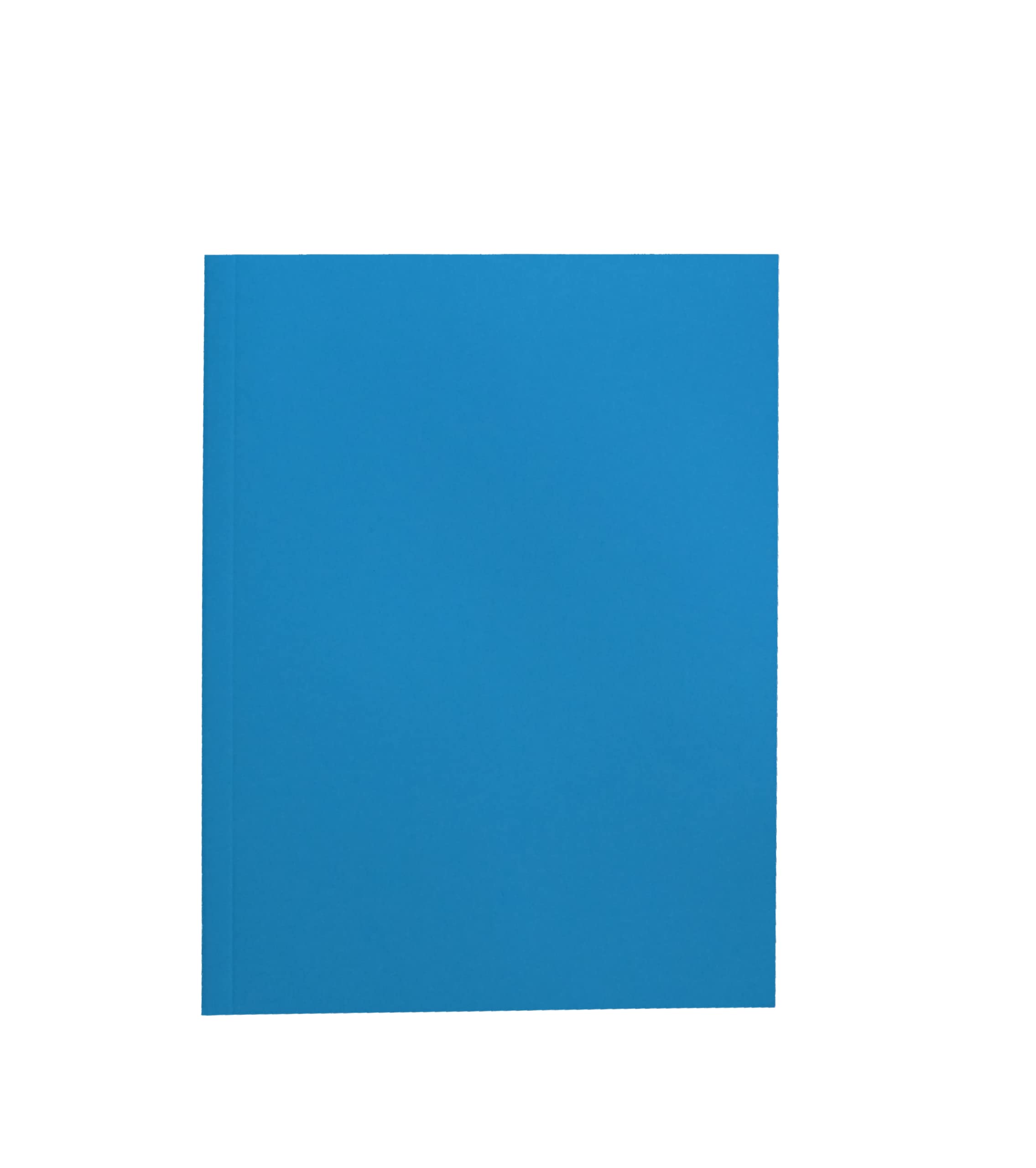 Alevar Bristol Cardboard 3 Flap Folder 270 g, Size 25 x 34.5 cm, Light Blue, Pack of 25