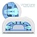 nailstar Replacement 9W U-Shaped 365nm Bulbs UV Nail Lamp Dryer - 4 Pack