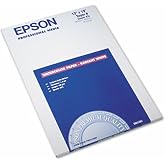 Epson Watercolor Paper Radiant, White, 13 x 19 Inches, 20 Sheets (S041351)