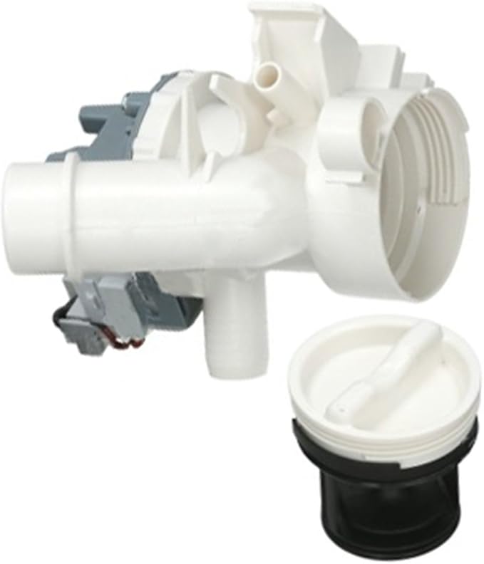SPARES2GO Complete Drain Pump + Filter Housing Unit for Candy Washing