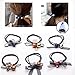 Hair Ties with Designed Appearances 24 Pieces of Elastic Hair Ties for Better Hair Hold, Hair Accessories with Assorted Colors hair scrunchies ZJYC