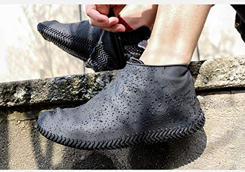 FUNISFUN Waterproof Boot and Shoe Cover Reusable Non-Slip Cycling Overshoes Rain Snow Shoes for Men Women Kids