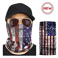 KOMIWOO Outdoor Face Mask-Seamless Tube mask -Headband Bandana, Sport Headwear Scarf, Breathable UV Protection for Fishing Motorcycle Running Hiking Hunting