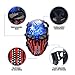 Coxeer Airsoft Mask Full Face Tactical Airsoft Mask Overhead Skull Mask Outdoor Hunting Cs War Game Mask