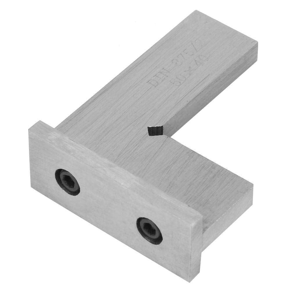 Stainless Steel Sturdy High Accuracy Angle Processing Angle Block Degree Angle Plate Angle Surface Hardened Testing of Workpieces for Planer Milling(Level 2 50x40)