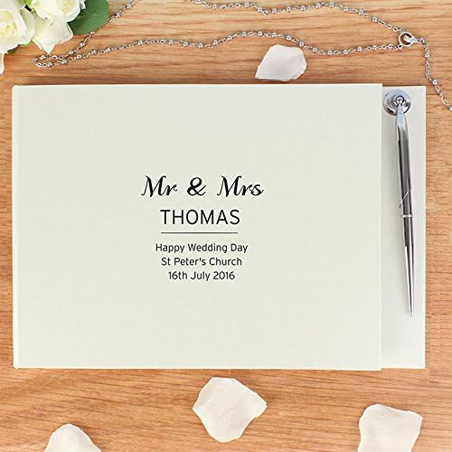 Personalised Guest Book And Pen - Classic Style