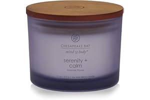 Chesapeake Bay Candle Scented Candle Peace + Tranquility (Cashmere Jasmine) 3-Wick Coffee Table Jar