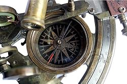MARINE ART HANDICRAFTS '' Brass Sextant with