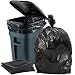 Plasticplace 65 Gallon Trash Bags │ 1.5 Mil │ Black Heavy Duty Garbage Can Liners │ 50" x 48" (50 Count) primary