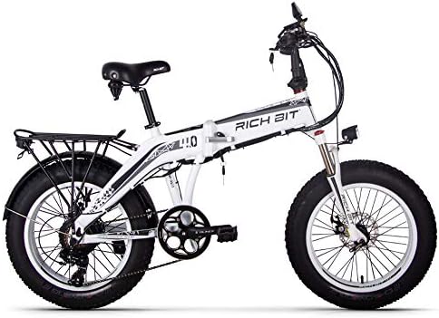 JIMAI RT-016 New Hot Electric Bike 7 Speeds Fat Tire Ebike 48V 8Ah Snow Bicycle 20 INCH Bike Power Lithium Battery with Disc Brake And Front Suspension Fork