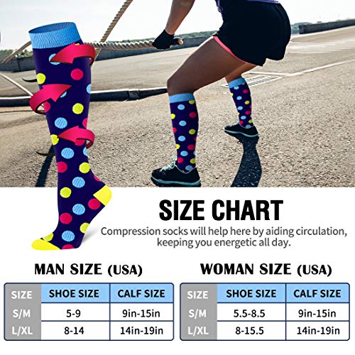 Compression Socks for Women and Men- Best Medical,for Running, Athletic, Varicose Veins, Travel.