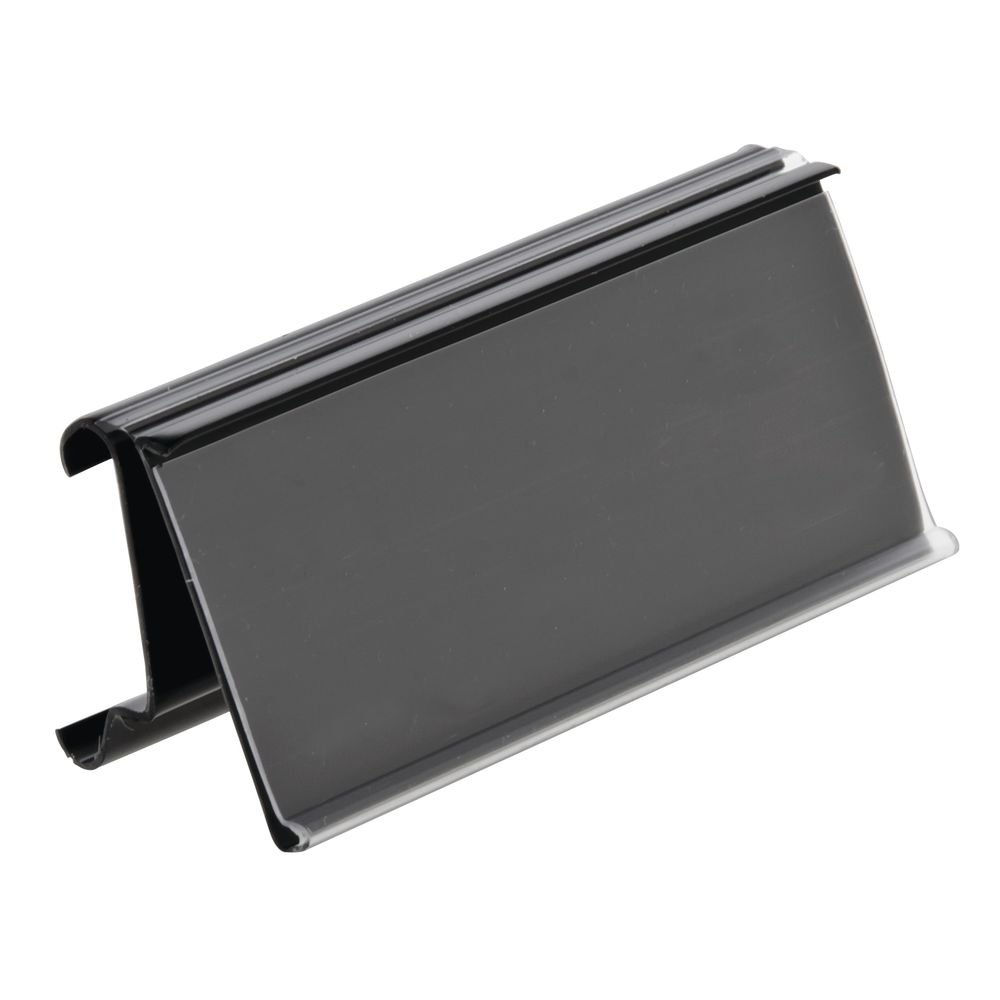 Label Holder for Metro Shelves Edge View Wire Shelf 3"L x 1 1/4"H 100