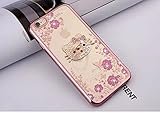 iPhone 7 Plus Slim Case,iPhone 7 Plus Case,[Secret Garden Series] Bling Glitter Ultra thin Slim TPU Rubber Ring Holder Phone Case Cover For iPhone 7 Plus