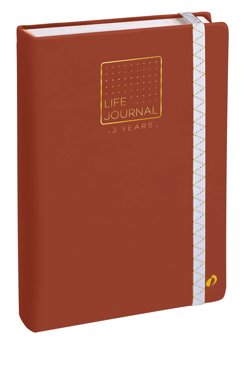 Quo Vadis Life Journal 21 3 Years with Elastic 15 x 21 cm Terracotta