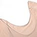 Fimage Women's Ultra Thin High Elasticity Soft Seamless Thermal Underwear Tops Skin F