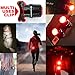 USB Rechargeable Bike Tail Lights, LED Super Bright Bicycle Rear Light Runs for 26 Hours, 3 Light Mode Fits All Mountain Bikes, Road Bicycle, Backpacks, Waterproof & Install in Seconds
