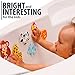 Educational Bath Toys Suction Cup - Bathtub Toy Stickers Girls Boys Kids - Fun Bath Time - Safe Bath Toy - Early Learning Toys
