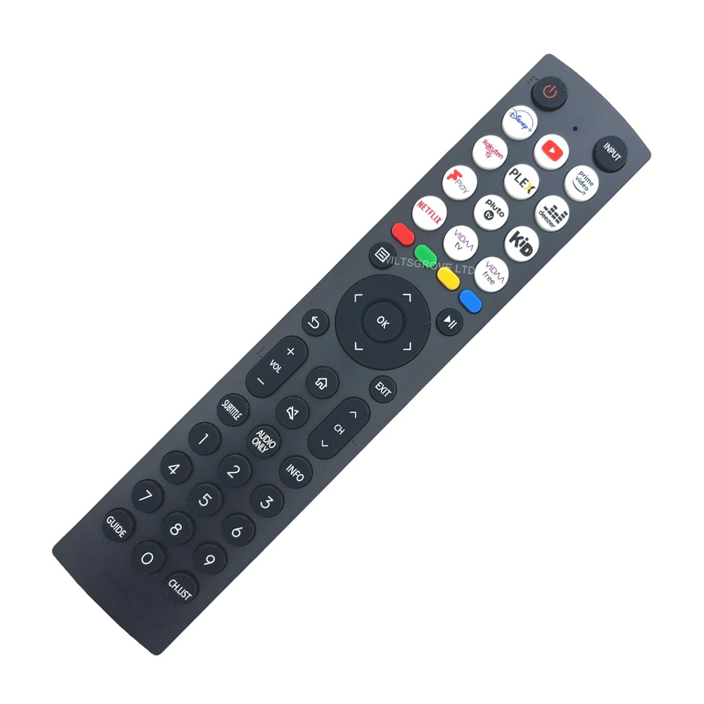 121AV Original EN2N36H T325573 TV Remote Control For Hisense ERF3B86H ERF6B64H 40A4KTUK 32A4KTUK HT312758 T312758 65U7HQTUK 55U7HQTUK 65A9H 55A85HTUK HT264041 U8H QLED 4k Smart LED