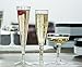 Northwest Enterprises Hard Plastic One Piece 5-Ounce Champagne Flutes, Clear, 20 Count