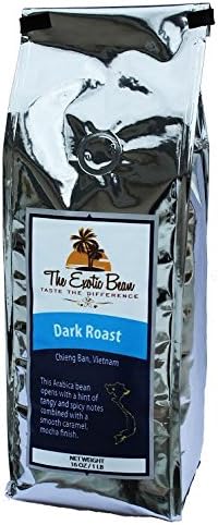 New, Improved Rare Vietnam Organic Dark Roast, Whole Bean Arabica Coffee 16oz