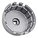 Ibetter Heavy Duty Oil Filter Wrench For Toyota, Lexus, Scion 1.8 Liter Engines - Durable Cup Style Oil Filter Removal Socket Tool Fits Prius, Prius V, Corolla, Matrix, CT200h, iM, iQ, xD(Silver)