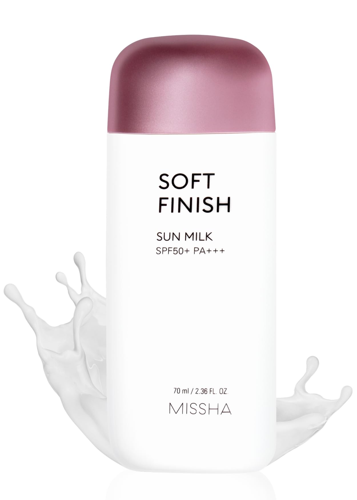Missha All around Safe Block Soft Finish SUN Milk 70ml + 2samples by MISSHA Korean Beauty