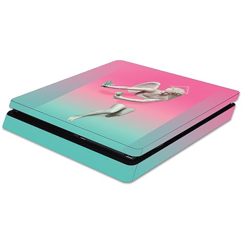 MightySkins Skin Compatible with Sony PS4 Slim Console - Money and Pistachio | Protective, Durable, and Unique Vinyl Decal wrap Cover | Easy to Apply, Remove, and Change Styles | Made in The USA deal