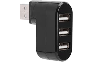 Docking Station USB Hub, Lightweight Rotatable 3-Port Splitter for Laptop and Computer Accessories