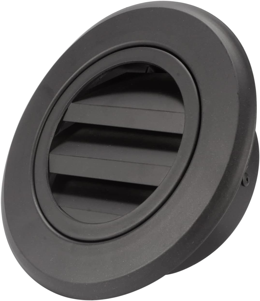 Registers, Grilles & Vents - Hon&Guan Soffit Vents 4 Inch, Aluminum Soffit Exhaust Vent for Dryer Vent Built-in Fly Screen Mesh for Bathroom Kitchen Bedroom Office (Black ø100mm)