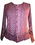 103 B Gypsy Medieval Renaissance Vintage Bohemian Top Blouse
