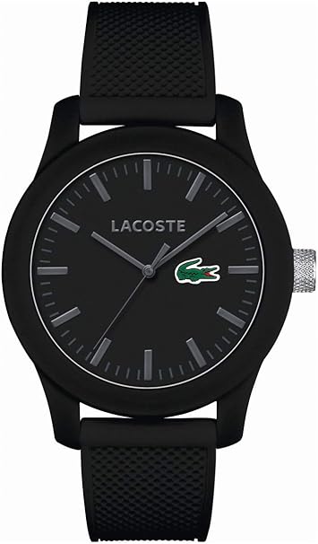 black lacoste watch