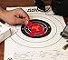 ChromaLabel 1 Inch Permanent Round Target Pasters for Shooting and Marksmanship, 1000 Labels per Dispenser Box, Red