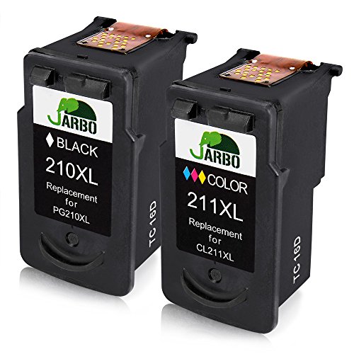 Jarbo remanufactured for canon pg-210xl cl-211xl ink cartridges h…