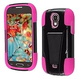 For Samsung©Galaxy Light T399 Cover Case (T-Stand Hybrid Black / Hot Pink)